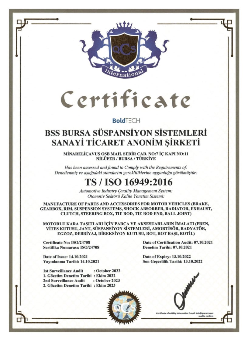 Certificados Bold Tech
